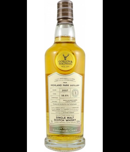 Fles Highland Park 13 Years Old 2007, single malt whisky, op voorraad bij slijterij t Bockje in Bathmen