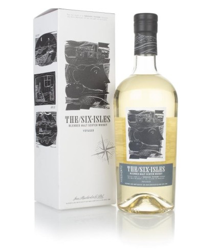 Fles The Six Isles Voyager, Schotse blended malt van zes eilanden, op voorraad bij slijterij ’t Bockje in Bathmen