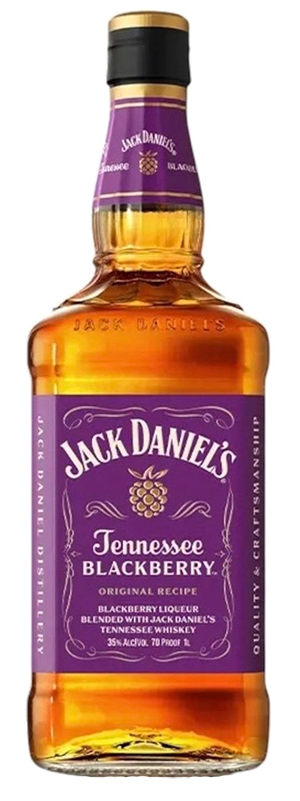 Likeur Jack Daniel's Tennessee Blackberry van Jack Daniel's Tennessee, op voorraad bij slijterij ’t Bockje in Bathmen