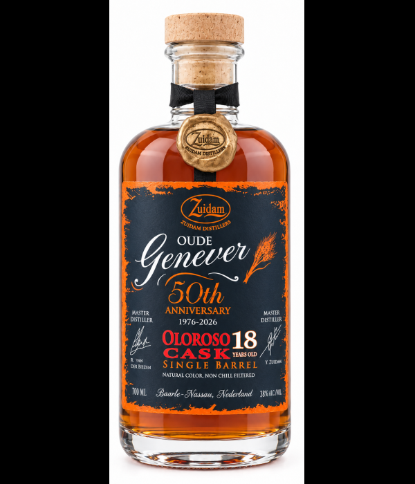 Zuidam Oud Genever Oloroso 18Y – 50th anniversary bij t Bockje in Bathmen