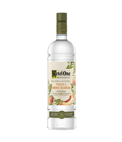 Wodka Ketel One Botanical Peach & Orange Blossom van Ketel One, bij slijterij ’t Bockje in Bathmen