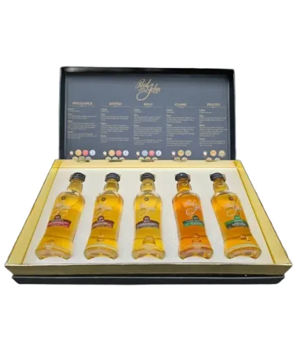 Fles Paul John Whisky Discover 5-pack, whisky, bij slijterij t Bockje in Bathmen