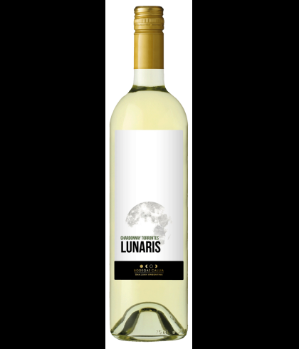 Fles Lunaris Chardonnay/Torrontes, wijn op voorraad bij slijterij t Bockje in Bathmen