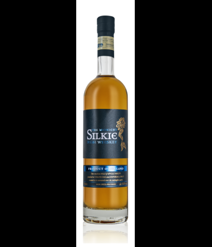 Fles Silkie The Legendary Midnight Irish Whiskey, whisky, op voorraad bij slijterij t Bockje in Bathmen