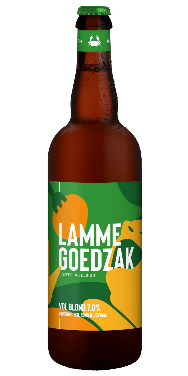 Fles Scheldebrouwerij Lamme Goedzak Blond, bier van Scheldebrouwerij, op voorraad bij slijterij t Bockje in Bathmen