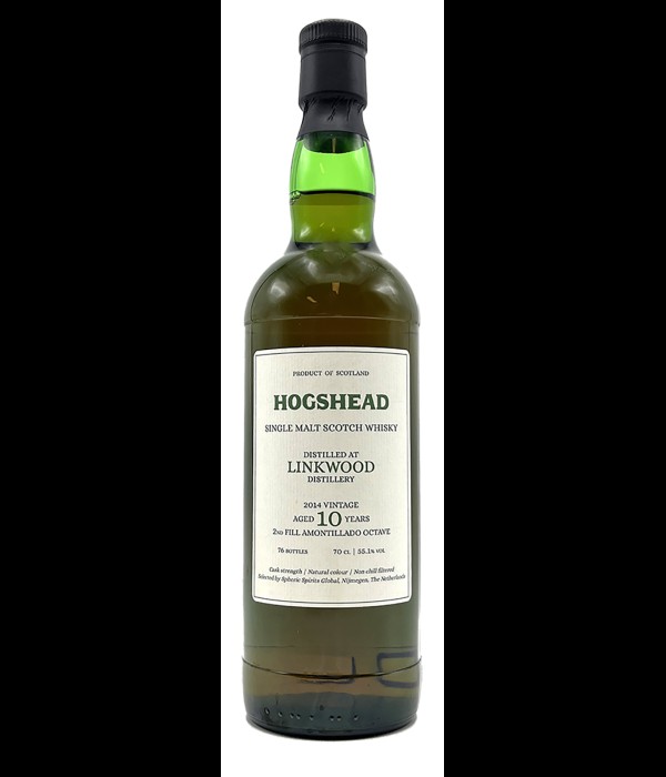 Hogshead 10 Years Old Linkwood 2014 bij t Bockje in Bathmen