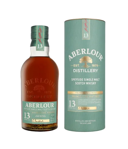 Fles Aberlour 13 Years Old Double Cask, whisky, op voorraad bij slijterij t Bockje in Bathmen