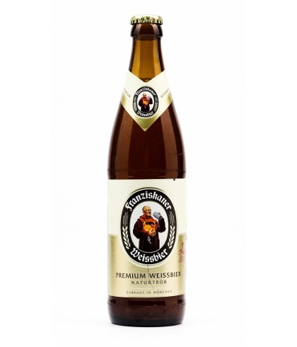 Franziskaner Hefe Weissbier, bier bij slijterij t Bockje in Bathmen
