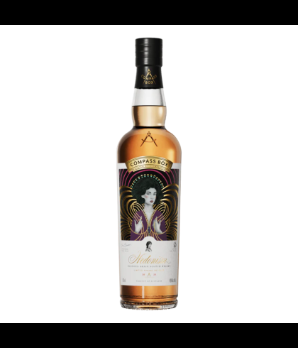 Fles Compass Box Hedonism 2025, single malt whisky, op voorraad bij slijterij t Bockje in Bathmen
