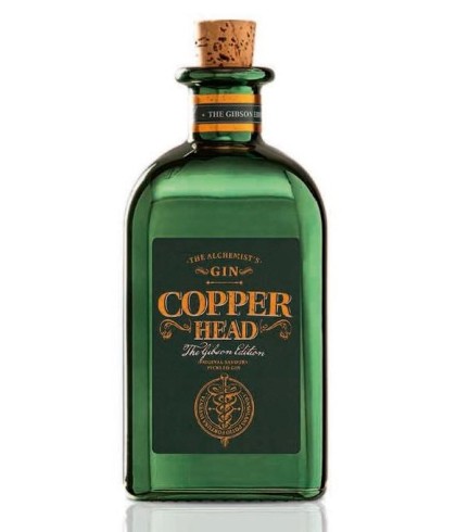 Fles Copperhead Gin - The Gibson Edition, gin, op voorraad bij slijterij t Bockje in Bathmen