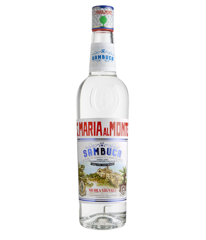 Likeur Santa Maria al Monte Sambuca van Santa, bij slijterij ’t Bockje in Bathmen
