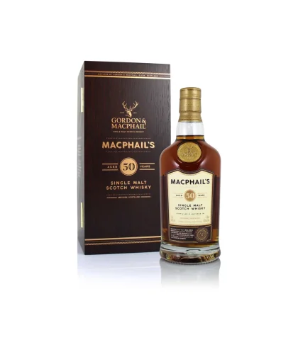 Fles Gordon & MacPhail’s 50 Years Old, single malt whisky, op voorraad bij slijterij t Bockje in Bathmen