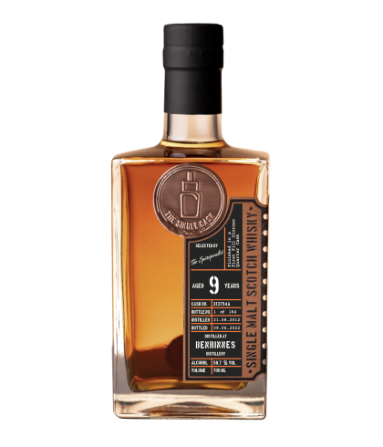 Fles The Single Cask Benrinnes 9 Years Old 2012, single malt whisky, op voorraad bij slijterij t Bockje in Bathmen