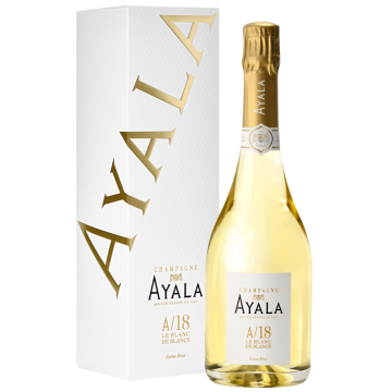 Ayala A/18 Le Blanc de Blancs Extra Brut in Luxe Geschenkdoos