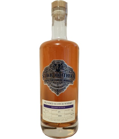 Fles Stirk Brothers 13 Years Old Blended Scotch Whisky 2010, whisky, bij slijterij ’t Bockje in Bathmen