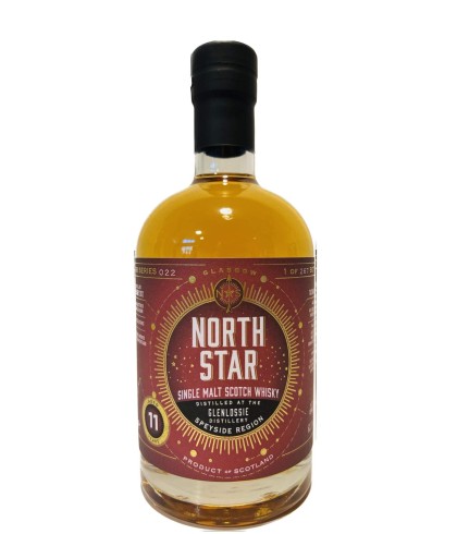 Fles North Star Glenlossie 11 Years Old, Schotse whisky van bottelaar North Star Spirits, op voorraad bij slijterij t Bockje in Bathmen