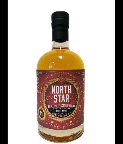 Fles North Star Glenlossie 11 Years Old, Schotse whisky van bottelaar North Star Spirits, op voorraad bij slijterij t Bockje in Bathmen