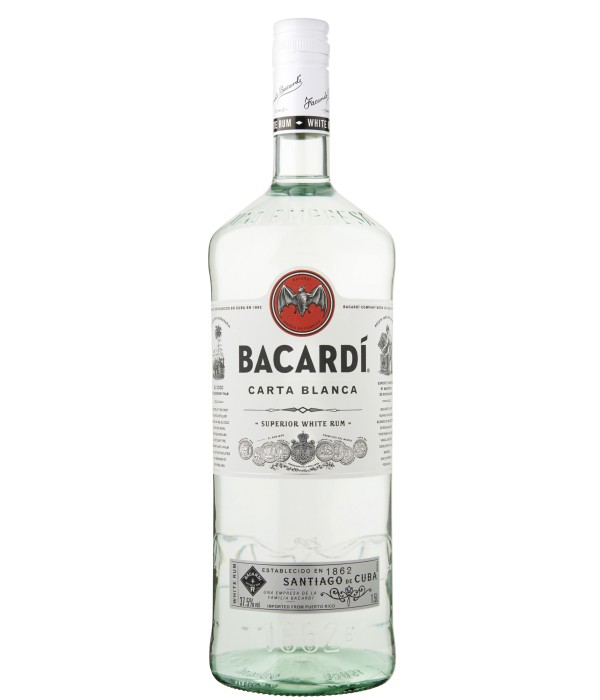 Bacardi Rum Carta Blanca 3 Liter bij t Bockje in Bathmen