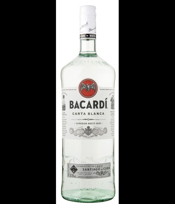 Bacardi Rum Carta Blanca 3 Liter bij t Bockje in Bathmen