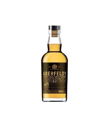 Fles Aberfeldy Whisky 12Y – 20 cl, Highland single malt whisky, op voorraad bij slijterij t Bockje in Bathmen