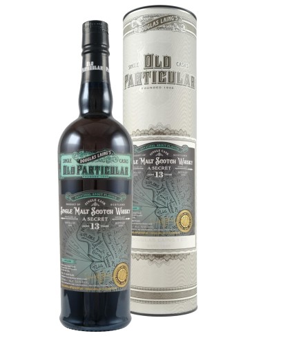 Bottiglia di Old Particular A Secret Lowland 13Y 2013, whisky
