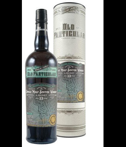 Bottiglia di Old Particular A Secret Lowland 13Y 2013, whisky