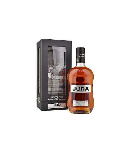 Fles single malt van Jura, op voorraad bij slijterij t Bockje in Bathmen