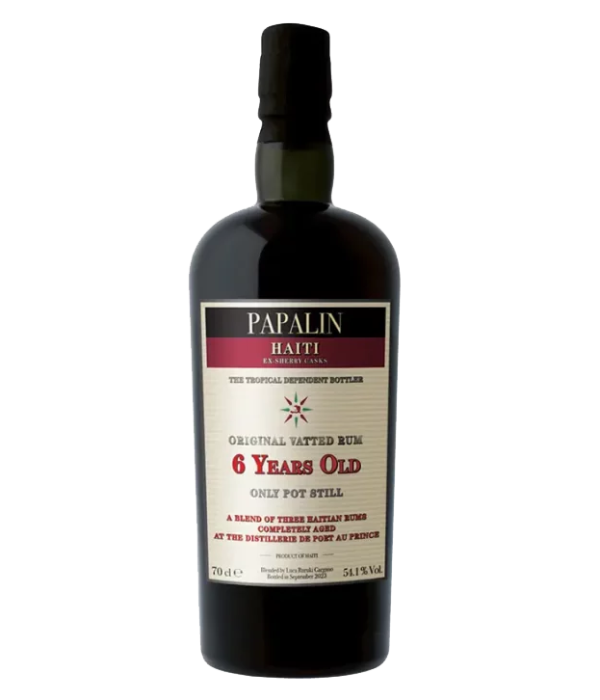 Papalin Haiti Rum 6 Years Old Sherry Casks bij t Bockje in Bathmen