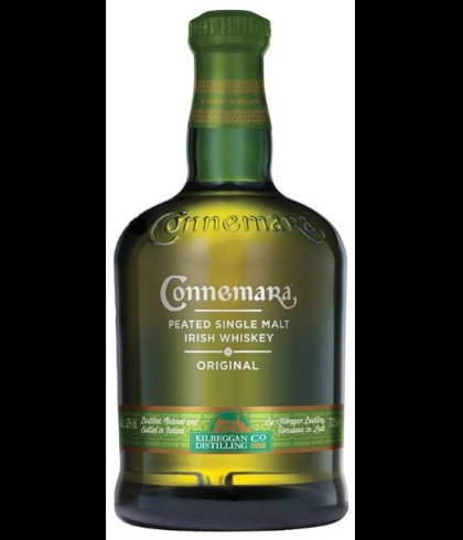 Fles Connemara Peated Single Malt Irish Whiskey, whisky, bij slijterij t Bockje in Bathmen