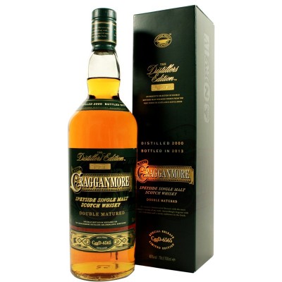 Fles Cragganmore Double Matured, single malt whisky, op voorraad bij slijterij t Bockje in Bathmen