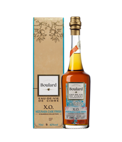 Boulard XO Mizunara Cask Finish, op voorraad bij slijterij t Bockje in Bathmen