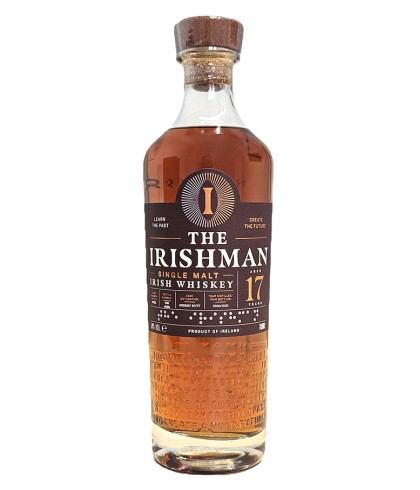 Fles The Irishman 2006 17 Years Old, Ierse whiskey van Walsh Whiskey uit Carlow, bij slijterij ’t Bockje in Bathmen