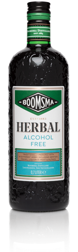 Alcoholvrije drank Boomsma Herbal Alcohol Free van Boomsma, bij slijterij ’t Bockje in Bathmen