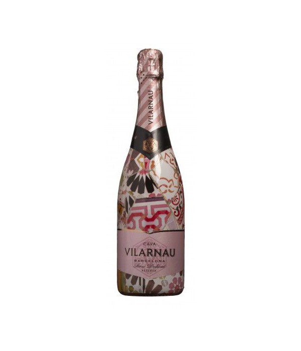 Vilarnau Cava Brut Reserva Rosé Gaudi Limited Edition, wijn bij t Bockje in Bathmen