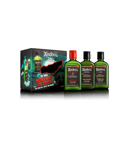 Fles ARDBEG Monsters of smoke, whisky, op voorraad bij slijterij t Bockje in Bathmen