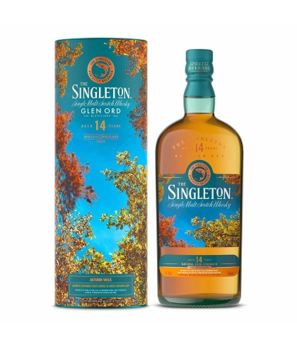 Fles Singleton of Glen Ord 14 Years Old Autumn Walk, single malt whisky, op voorraad bij slijterij t Bockje in Bathmen