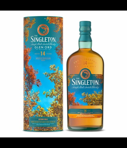Fles Singleton of Glen Ord 14 Years Old Autumn Walk, single malt whisky, op voorraad bij slijterij t Bockje in Bathmen