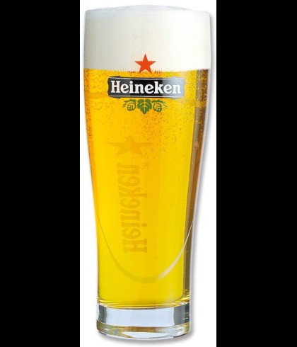 Heineken bierglas Ellipse 50cl, glas bij t Bockje in Bathmen