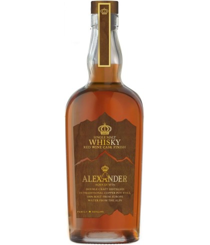 Fles Bottega Single Malt Whisky Red Wine Cask, whisky, op voorraad bij slijterij t Bockje in Bathmen