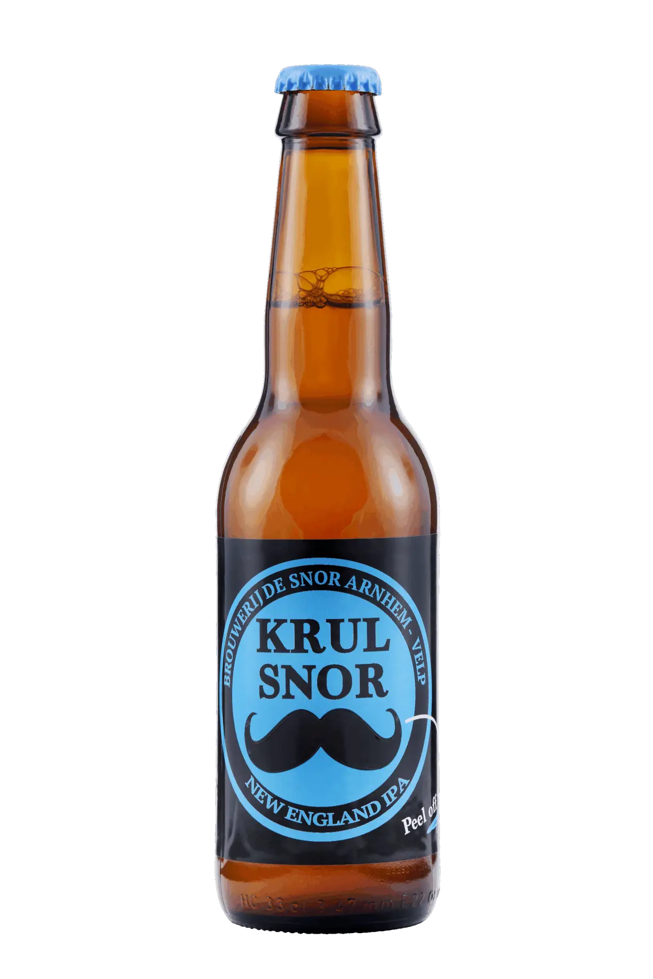 Fles Brouwerij De Snor Krul Snor, bier van Brouwerij De Snor, op voorraad bij slijterij t Bockje in Bathmen