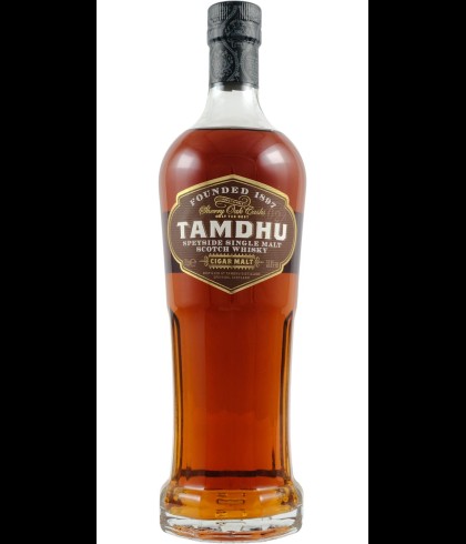 Fles Tamdhu Cigar Malt II 2022, Speyside single malt whisky uit Knockando, op voorraad bij slijterij t Bockje in Bathmen