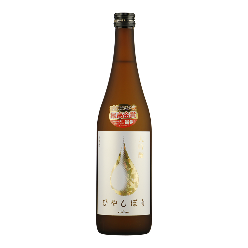 Fles Konishi Gold Premium Japanese Sake van Konishi, bij slijterij ’t Bockje in Bathmen
