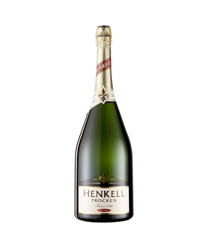 Fles Henkell Trocken 300cl, wijn op voorraad bij slijterij t Bockje in Bathmen