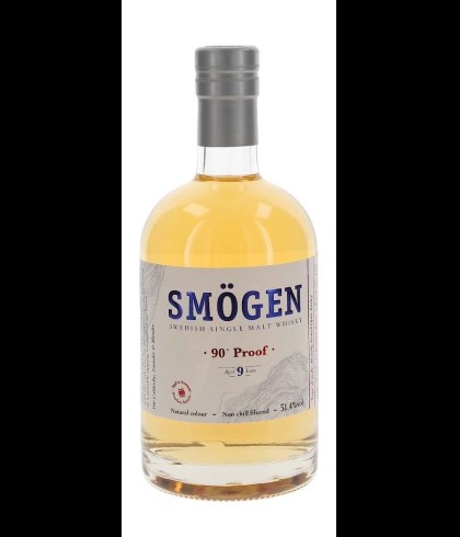 Fles Smögen 90 Proof, whisky, op voorraad bij slijterij t Bockje in Bathmen