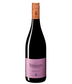 Flasche Les Terrasses D'Ardèche Rouge Merlot-Syrah
