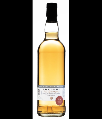 Fles Adelphi Glen Garioch 15 Years Old, single malt whisky, op voorraad bij slijterij t Bockje in Bathmen