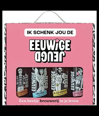 De Eeuwige Jeugd Ik Schenk Jou De – Geschenkverpakking, fles bij slijterij t Bockje in Bathmen