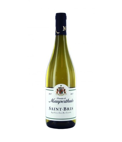 Fles Domaine de Mauperthuis Saint-Bris, wijn op voorraad bij slijterij t Bockje in Bathmen