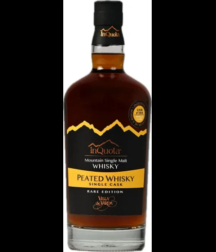 Fles Villa de Varda Inquota Peated Whisky #1009, whisky, op voorraad bij slijterij t Bockje in Bathmen
