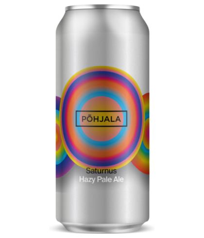 Fles Põhjala Saturnus Hazy Pale Ale, bier van Pohjala, bij slijterij t Bockje in Bathmen